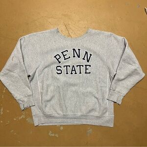 Vintage 90s Penn State University Reverse Weave Crewneck Sweater X Large